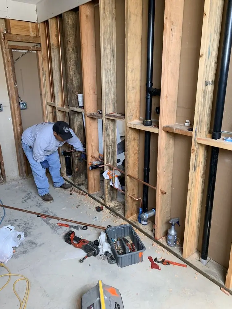 Commercial rough-in plumbing for Commercial Plumbing in Woodhaven